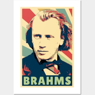 Johannes Brahms Vintage Colors Posters and Art